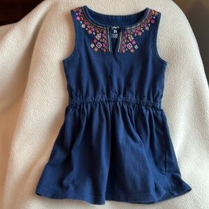 Carter navy blue dress size 2T